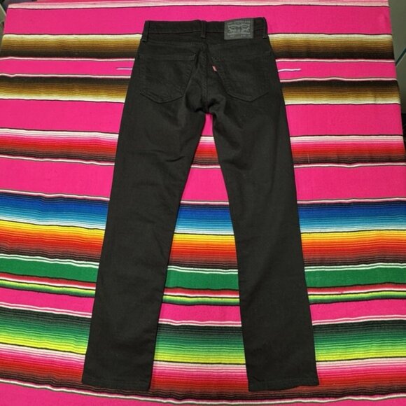 Levi's 511 Jeans Men's 28x30 Black Slim Fit Stretch Modern Denim - Picture 4 of 8